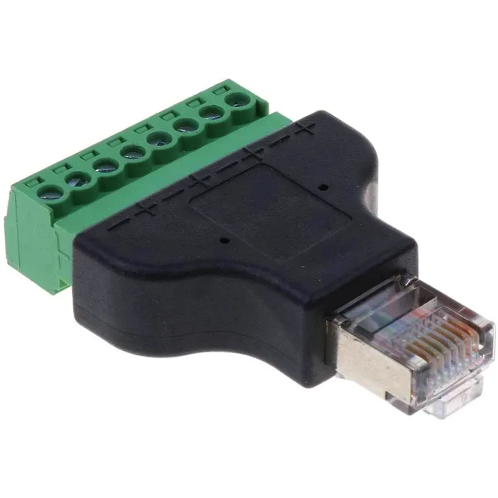 купить Адаптер RJ45 на 8-контактный AV-разъем Саратов, Адаптер RJ45 на 8-контактный AV-разъем цена, видеонаблюдение, камеры для улицы, монтаж видеонаблюдения, ТД Юник, охранные системы, +7 (8452) 711-999  